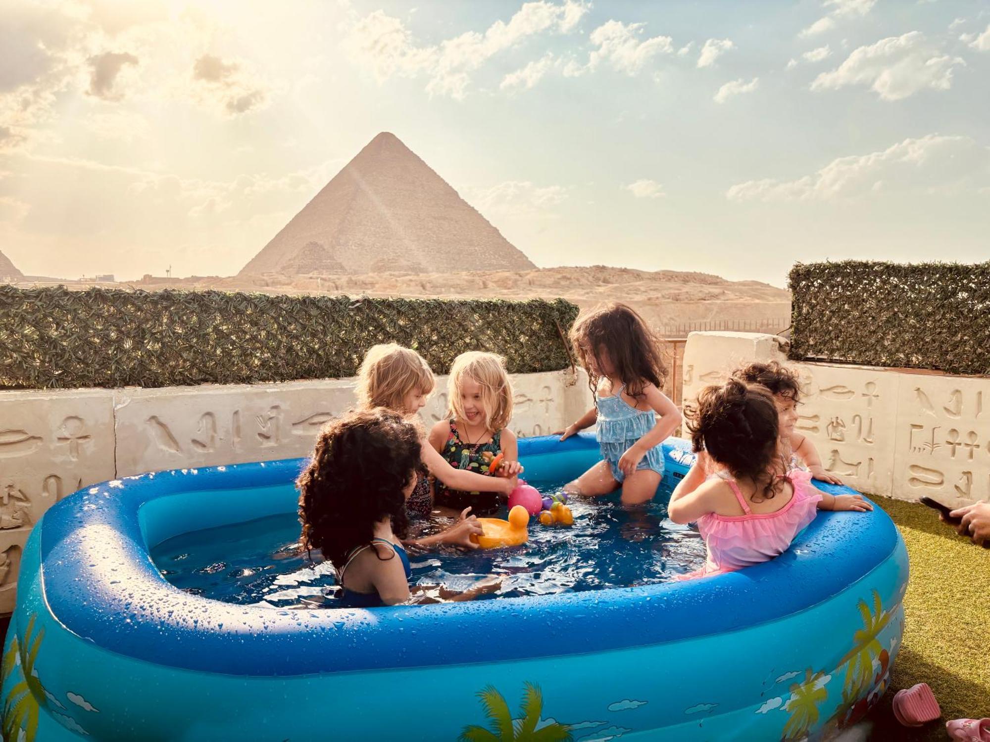 Solima Pyramids Inn Kafrat al Jabal ภายนอก รูปภาพ